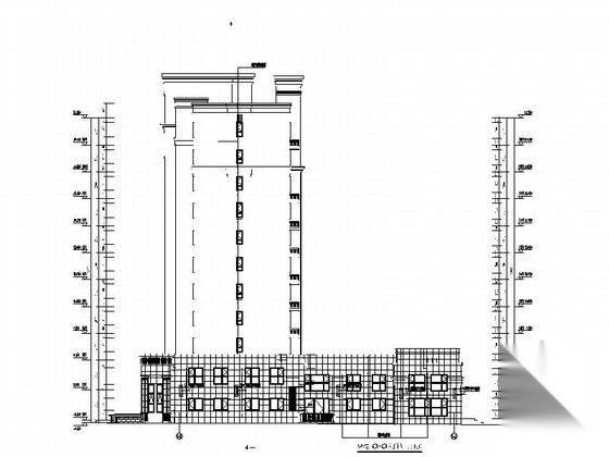 [吉林]17层现代风格高层住宅楼建筑施工图（图纸精细）施工图下载【ID:167492144】