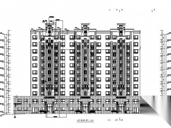 [吉林]17层现代风格高层住宅楼建筑施工图（图纸精细）施工图下载【ID:167492144】