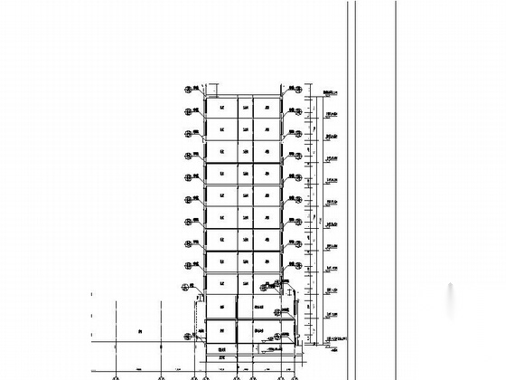 [吉林]17层现代风格高层住宅楼建筑施工图（图纸精细）施工图下载【ID:167492144】