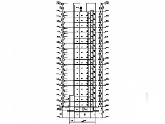 [山东]18层现代风格住宅建筑设计施工图施工图下载【ID:166058150】