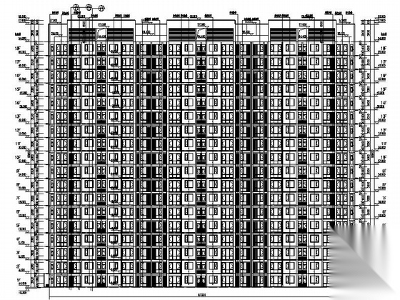 [山东]18层现代风格住宅建筑设计施工图施工图下载【ID:166058150】