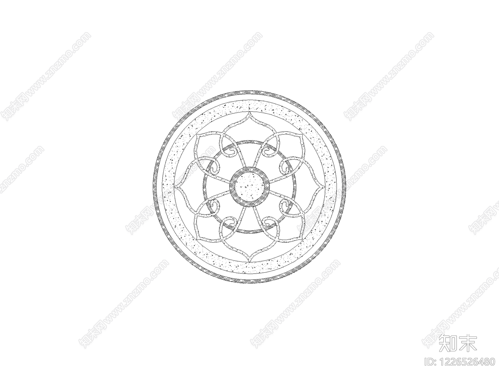 地面拼花CAD图纸