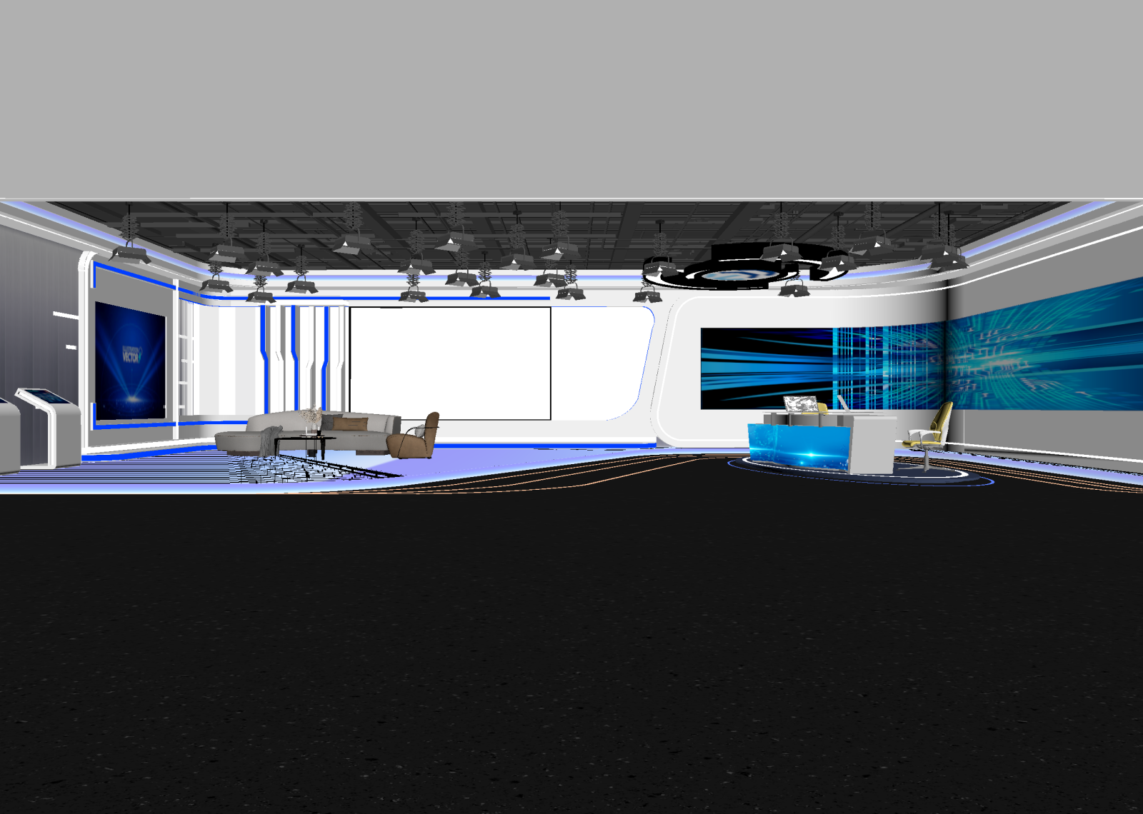 现代科技展厅3D模型下载【ID:1214756772】