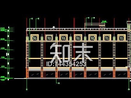 西安第四军医医院cad施工图下载【ID:744354253】