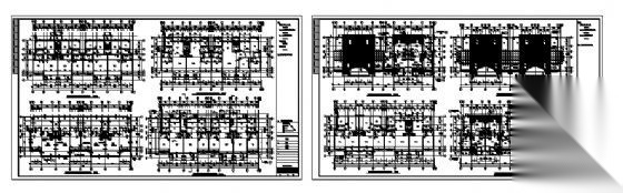 山西某住宅小区4栋住宅楼建筑结构施工图施工图下载【ID:149571177】