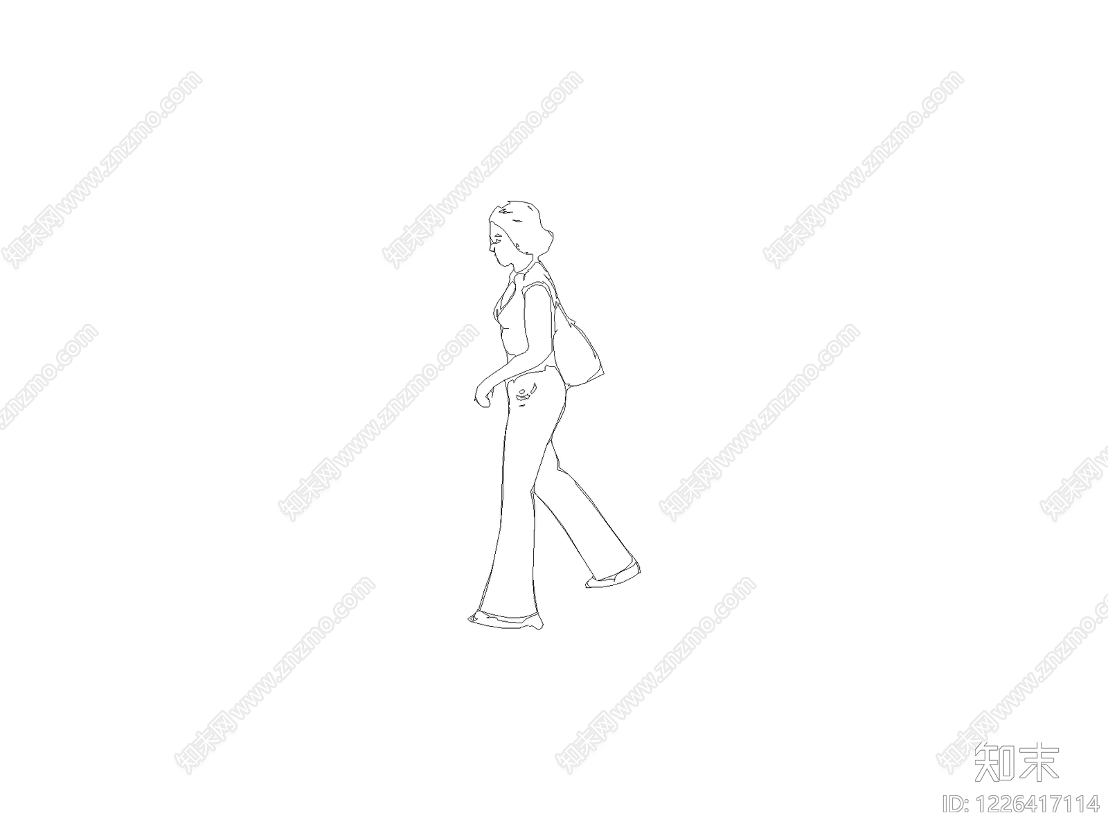 人物cad施工图下载【ID:1226417114】