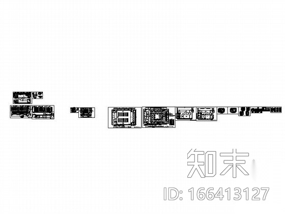 多功能影视厅室内装修图施工图下载【ID:166413127】