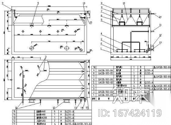 UASB工艺图施工图下载【ID:167424119】