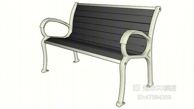 户外椅SU模型下载【ID:119290304】