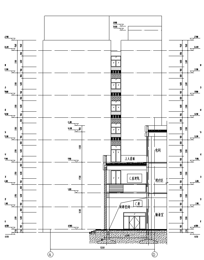 [山东]知名设计院养老康复中心建筑施工图（含多栋图纸）施工图下载【ID:164862168】