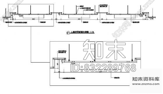 图块/节点天花大样cad施工图下载【ID:832289768】