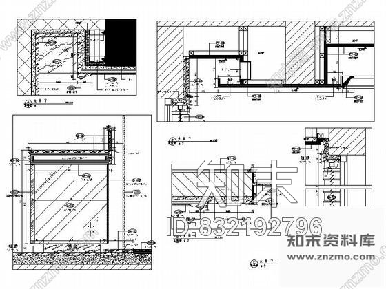图块/节点样板间卫浴节点大样图施工图下载【ID:832192796】