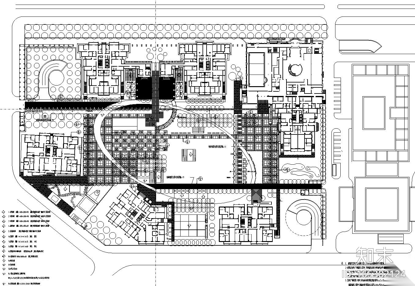 [上海]上海市华庭嘉园居住区全套园建景观施工图设计（...cad施工图下载【ID:165382124】