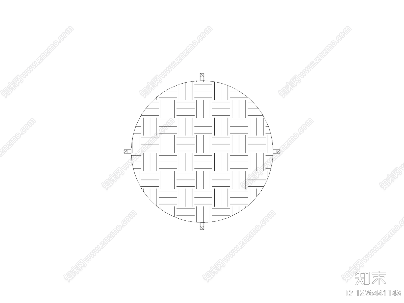 现代填充图案CAD图纸