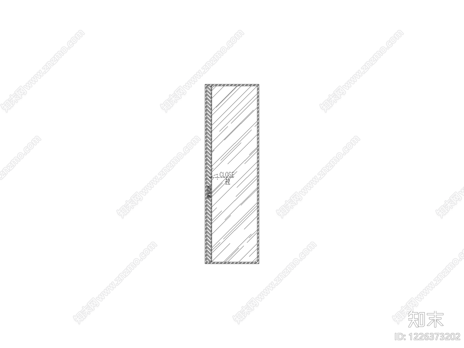 现代内门系统CAD图纸