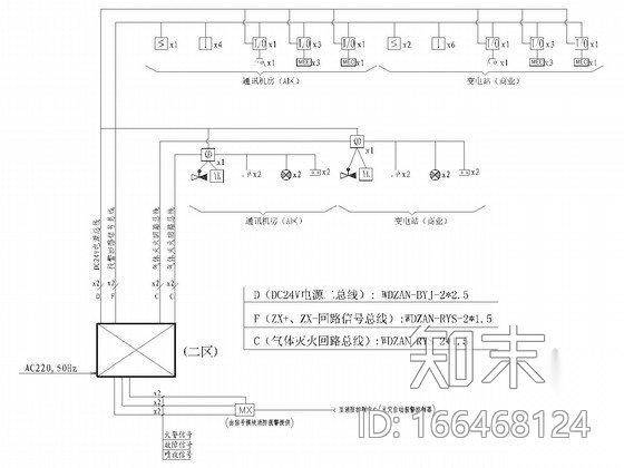 [上海]大型商务广场气体灭火系统图纸（七氟丙烷）cad施工图下载【ID:166468124】