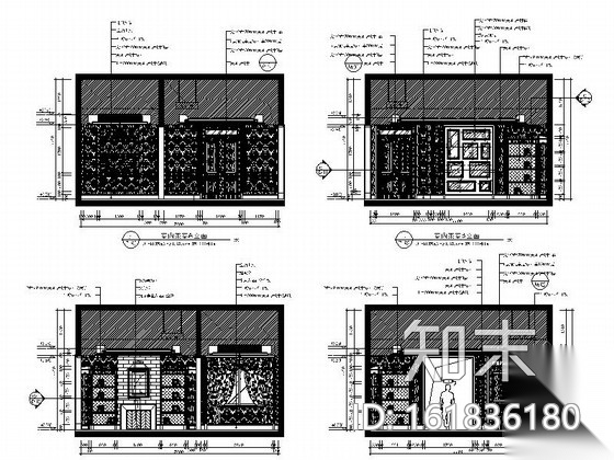 [浙江]某精装会所室内装修CAD施工图施工图下载【ID:161836180】