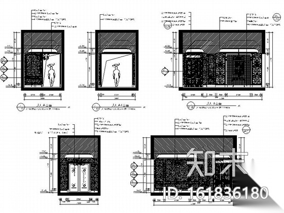 [浙江]某精装会所室内装修CAD施工图施工图下载【ID:161836180】