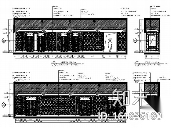 [浙江]某精装会所室内装修CAD施工图施工图下载【ID:161836180】