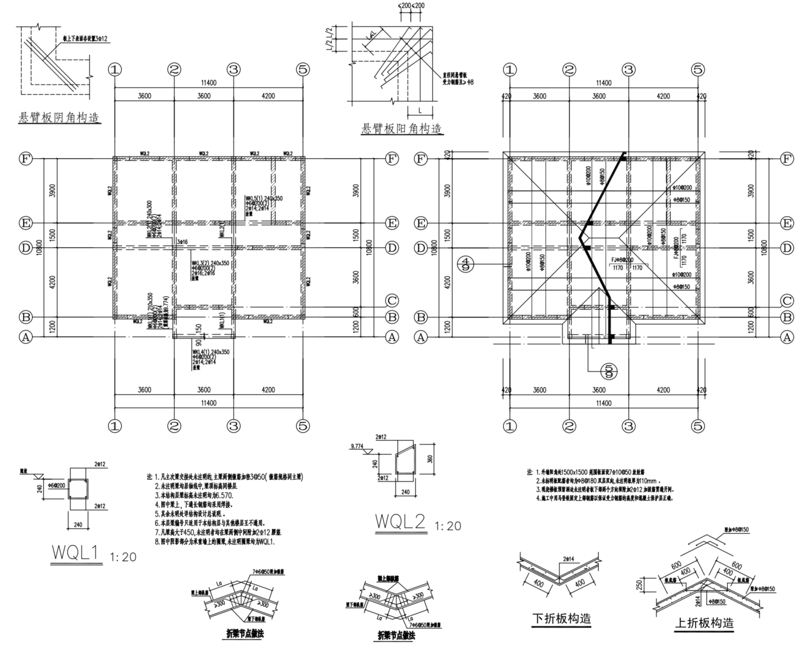 三层新农村独栋别墅自建房建筑cad施工图下载【ID:149888151】