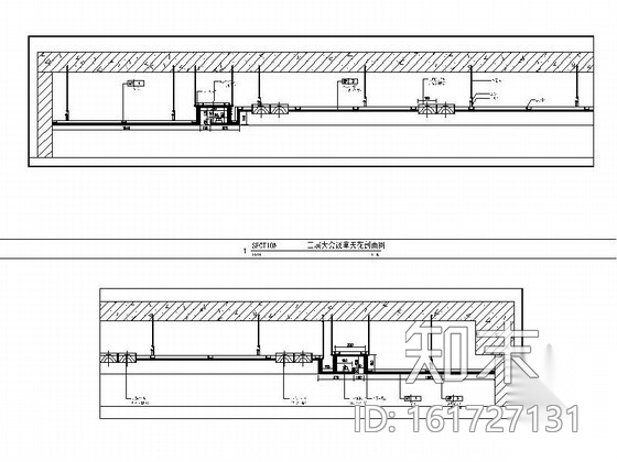 办公空间中型会议室装饰装修图cad施工图下载【ID:161727131】