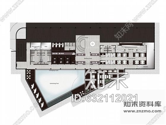 施工图浙江精致细腻的私人会所概念设计方案含效果图cad施工图下载【ID:632112021】