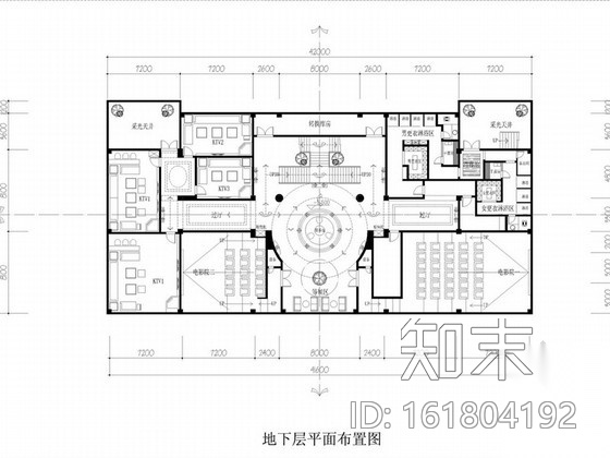 [厦门]某豪会所现代风格KTV室内装修施工图（含效果）cad施工图下载【ID:161804192】