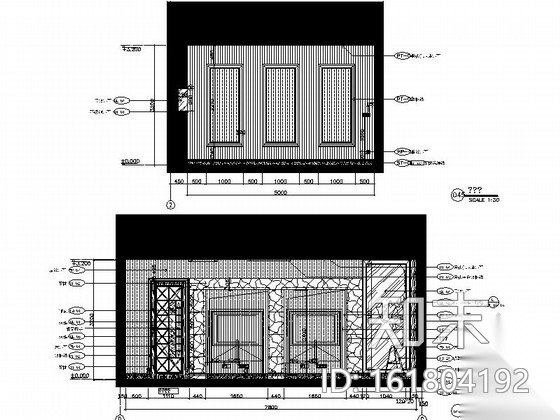 [厦门]某豪会所现代风格KTV室内装修施工图（含效果）cad施工图下载【ID:161804192】