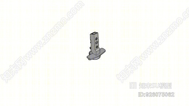 集成软关闭功能的快速装配隐藏铰链SU模型下载【ID:926075062】