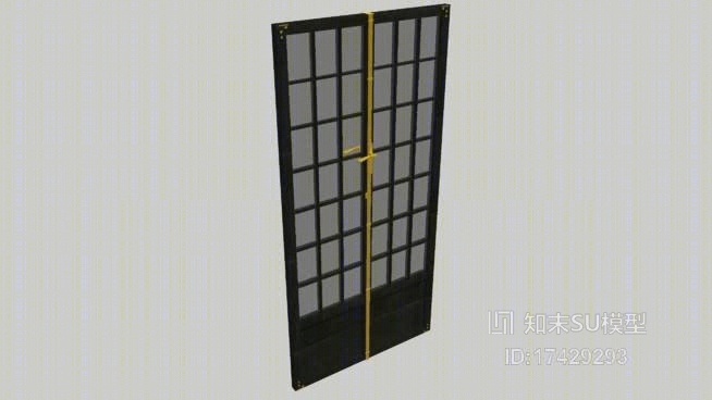 双开门SU模型下载【ID:117971957】