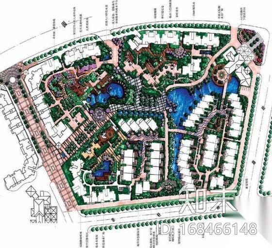 深圳中旅国际公馆景观方案cad施工图下载【ID:168466148】