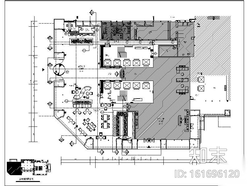 [成都]综合性高端酒店大堂设计施工图（含效果图）施工图下载【ID:161696120】