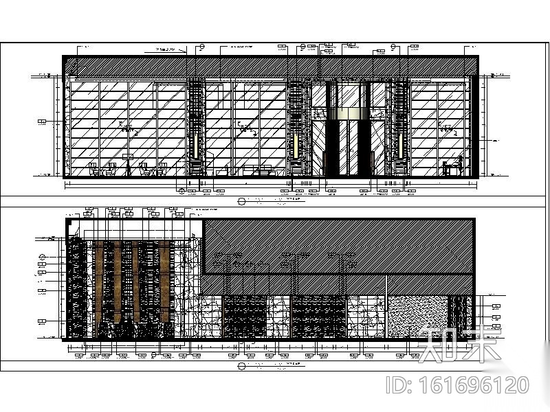 [成都]综合性高端酒店大堂设计施工图（含效果图）施工图下载【ID:161696120】