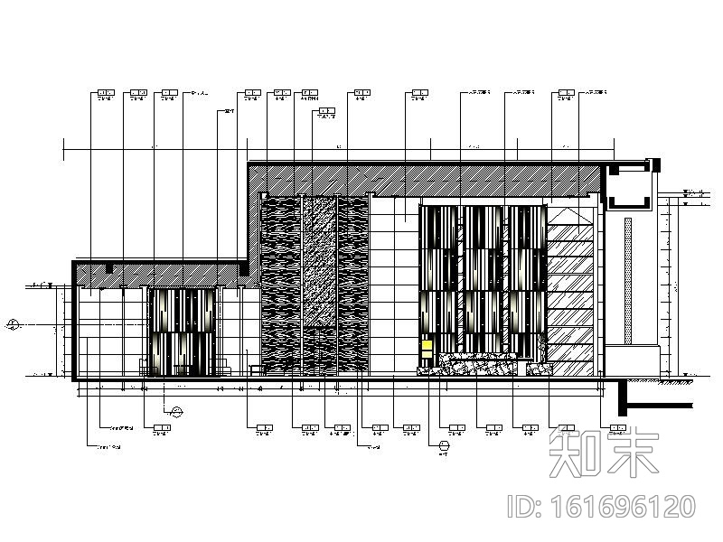 [成都]综合性高端酒店大堂设计施工图（含效果图）施工图下载【ID:161696120】