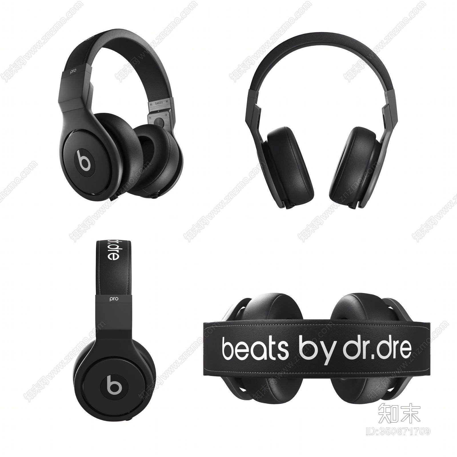 现代无线蓝牙耳机3D模型下载【ID:350671709】