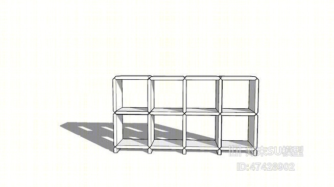 置物架SU模型下载【ID:217971067】