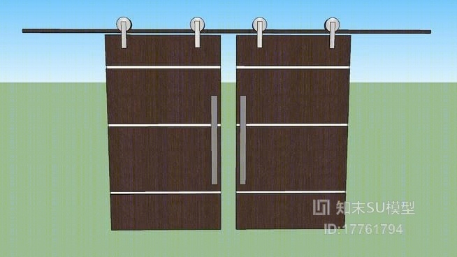 双开门SU模型下载【ID:17761794】