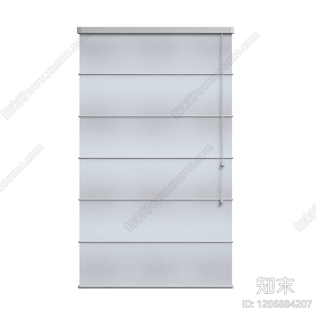 卷帘窗饰3D模型下载【ID:1206884207】