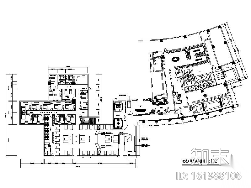 简易酒店室内改造装修图cad施工图下载【ID:161988106】