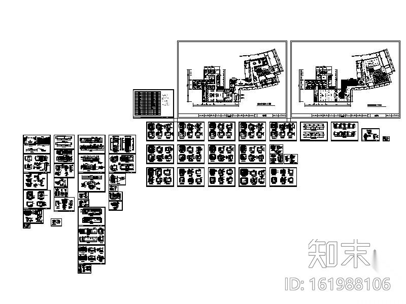 简易酒店室内改造装修图cad施工图下载【ID:161988106】