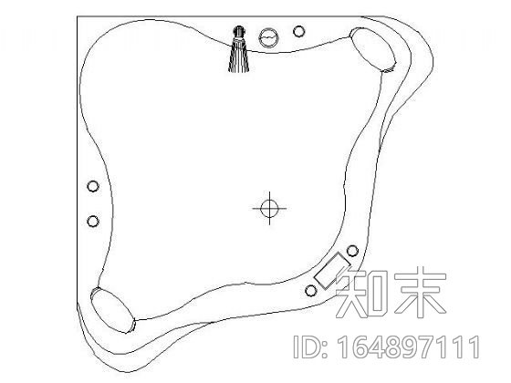 浴缸cad施工图下载【ID:164897111】