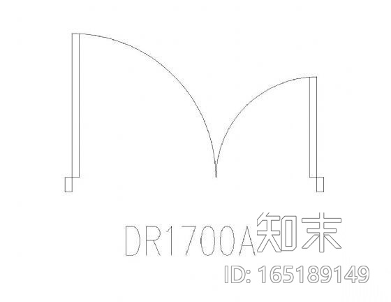 各尺寸门平面图块集cad施工图下载【ID:165189149】