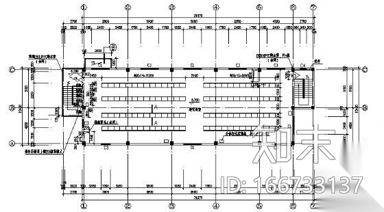 某二层变电所建筑施工图cad施工图下载【ID:166733137】