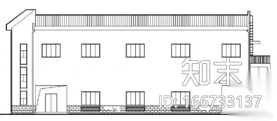 某二层变电所建筑施工图cad施工图下载【ID:166733137】