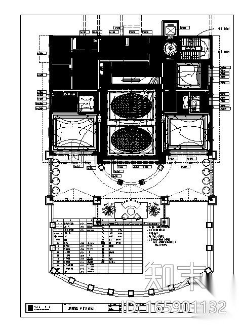 金海湖别墅A座施工图cad施工图下载【ID:165901132】