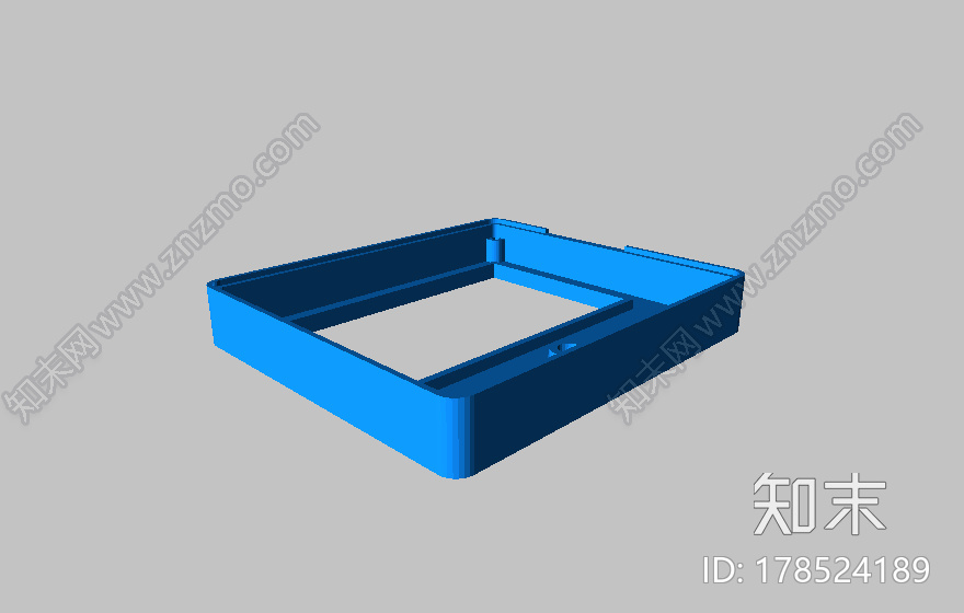 给全图像LCD显示屏做的盒子3d打印模型下载【ID:178524189】