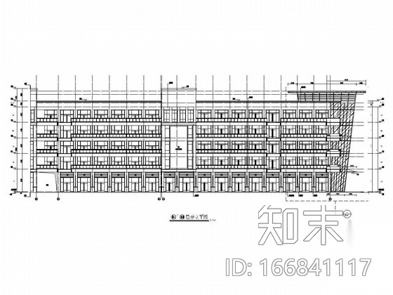 [福建]46000平住宅小区外立面玻璃幕墙工程图纸（包括钢...cad施工图下载【ID:166841117】