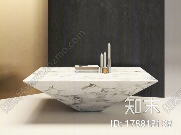 现代风格茶几3D模型下载【ID:178813138】