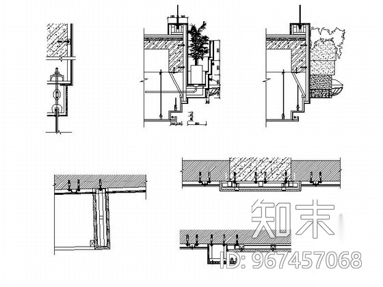 现代酒店办公空间室内装修图cad施工图下载【ID:967457068】
