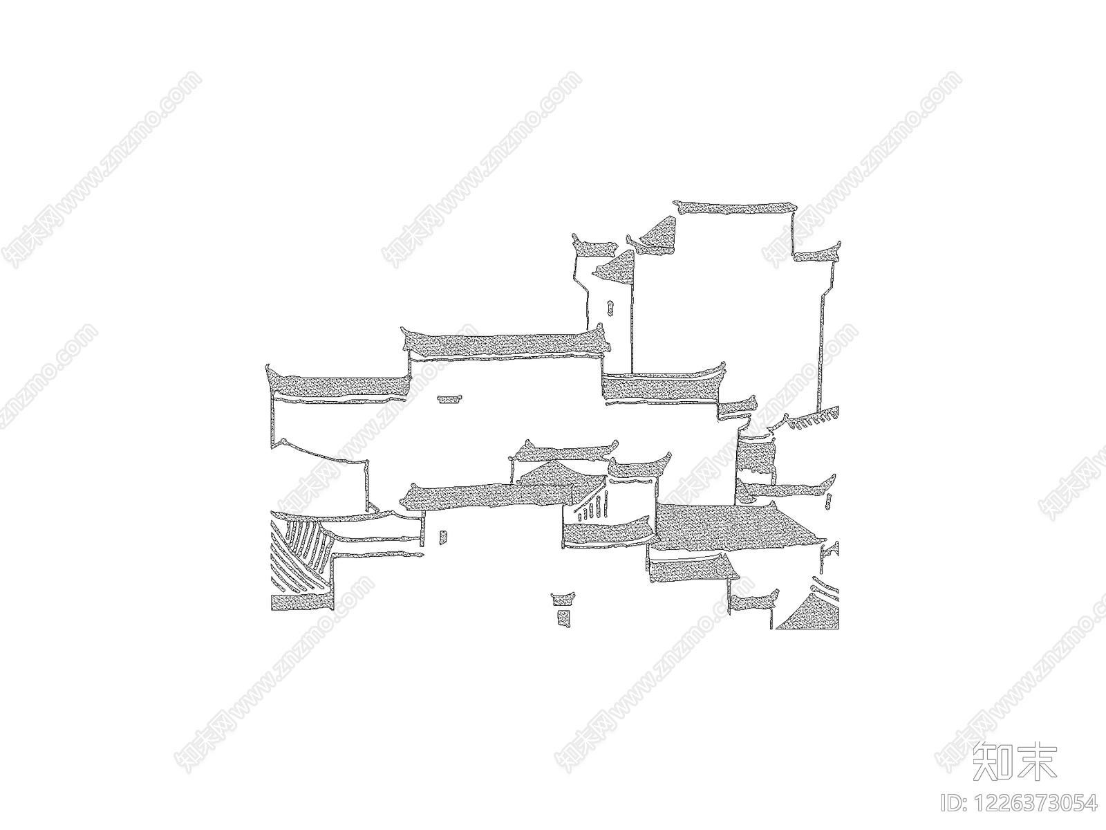 现代坡屋面构造CAD图纸